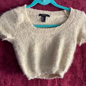 Eyelash style crop top